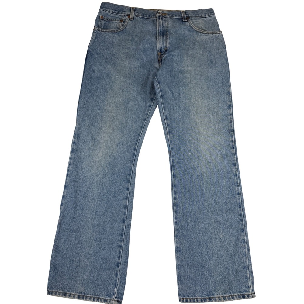 Vintage Levi's 517 Boot Cut Jeans Mens 36x32 Blue Denim Classic Y2K Western